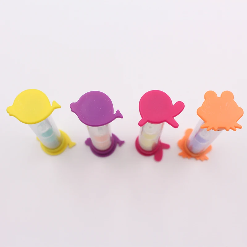 
2020 Special unique tooth shape stand up hourglass sand dental timer for children brushing 