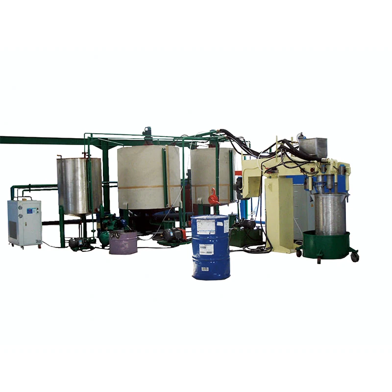 Semi automatic batch foaming machine to make polyurethane mattress