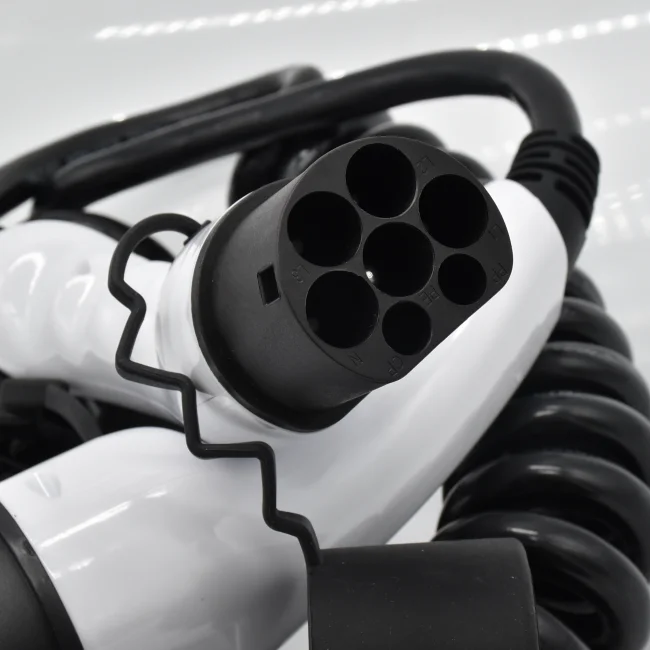 Electrical 16A 32A IEC 62196-2 double plug type 2 ev connector