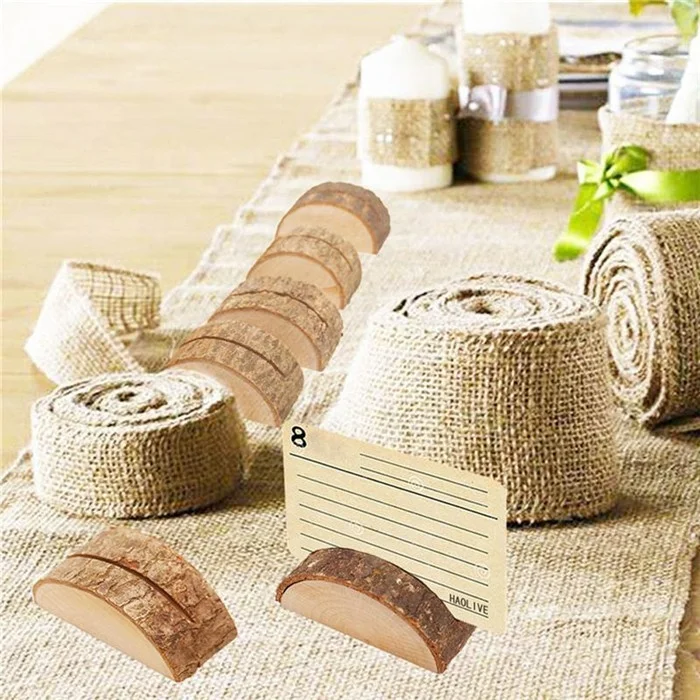 Деревянный держатель для фотографий, лающая пень, ремесла, деревенский дом, деревянный ворс, свадебный подарок, украшения