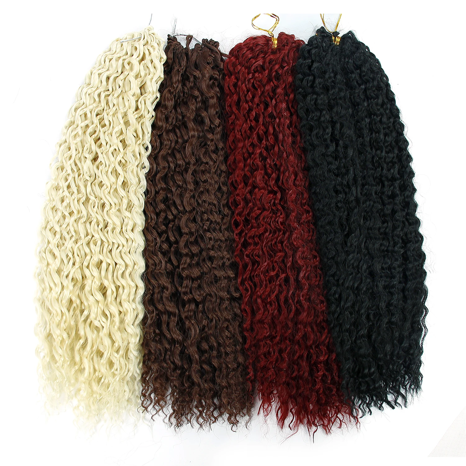 
Russia Blonde #613 zizi braid hair micro wave hair extension synthetic 3pcs micro knot zizi twist crochet braid hair 