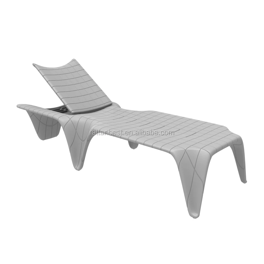 F3 polyethylene sun chaise fiberglass outdoor lounge beach hotel