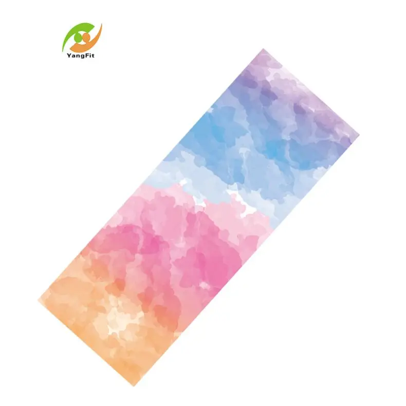 Custom Hot Promotional Products Yogamat Printed Print Eco Yoga Mats