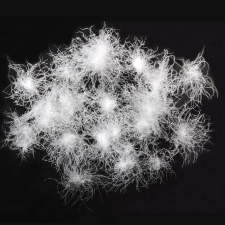 Washed White Goose Down 95% Golden Sticky Down