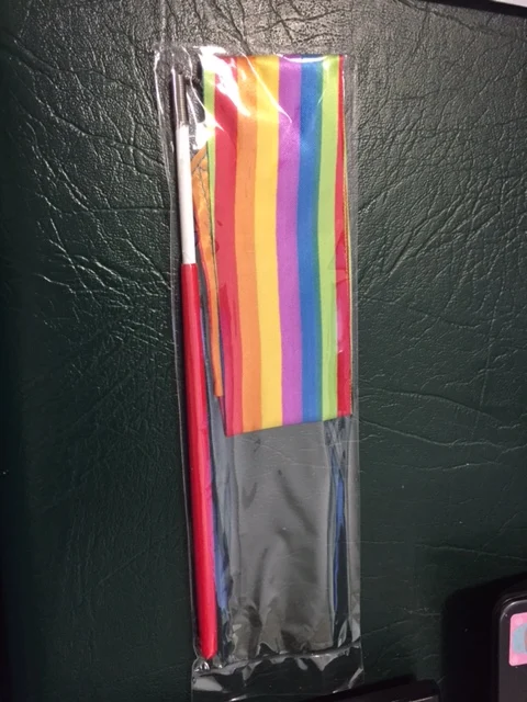 Gym Dance Ribbon Rhythmic Art Gymnastic Streamer Twirling Rod Stick