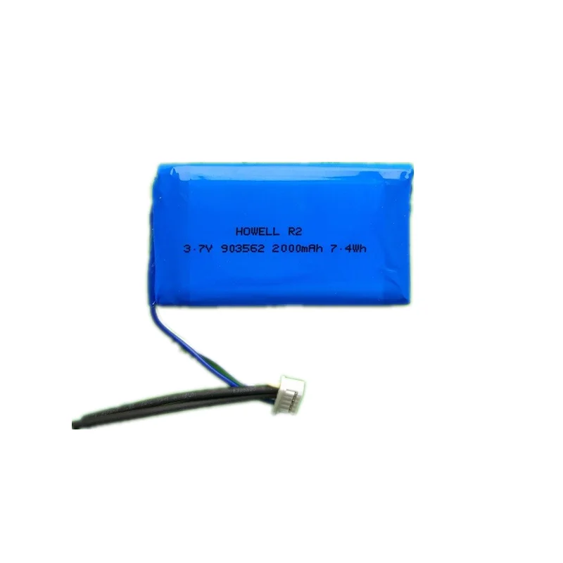 Polymer Gel Electrolyte Rechargeable Battery 7.4V 2000mAh Lipo Battery For GPS PDA Digital Camera