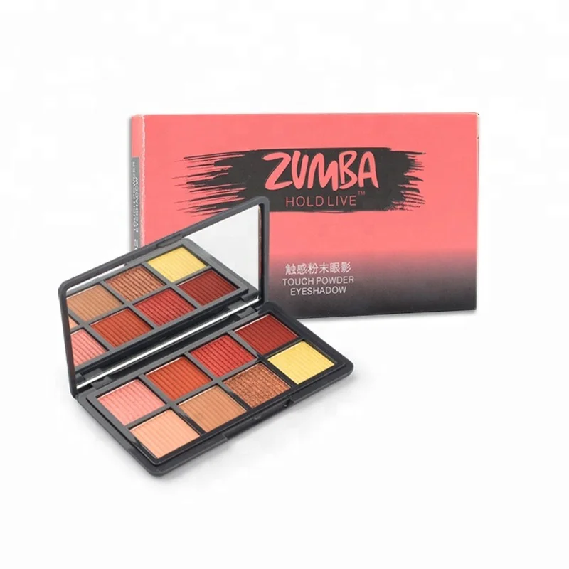 Private Label OEM 8 видов цветов высокий Пигмент Блеск Тени для век порошок палитры