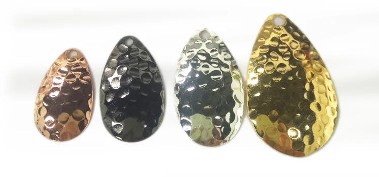 Smooth Finish Indiana Blades for DIY fishing spinner bait lure accessories spinner blade