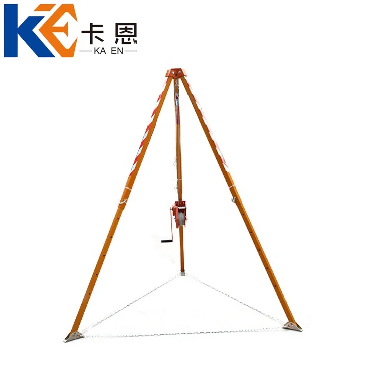 Professional  lifting tools aluminum rescue tripod with ce