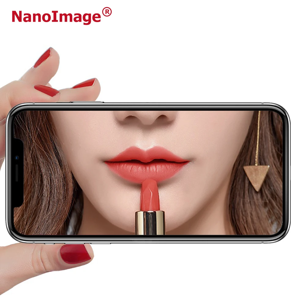Новейшая защита экрана с эффектом зеркального изображения OEM/ODM Nano для iPhone x xs max