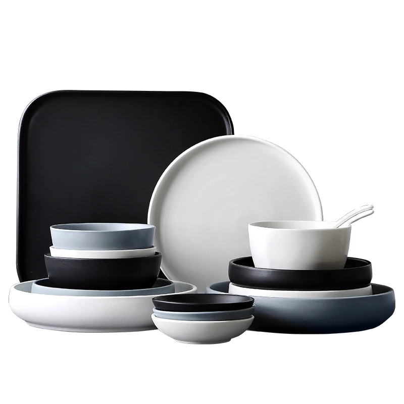 Столовая посуда в японском стиле, матовая керамическая миска для риса для использования в отеле