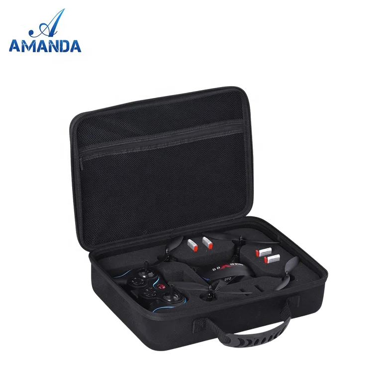 
Double layer portable EVA Quadcopter drone carrying case 