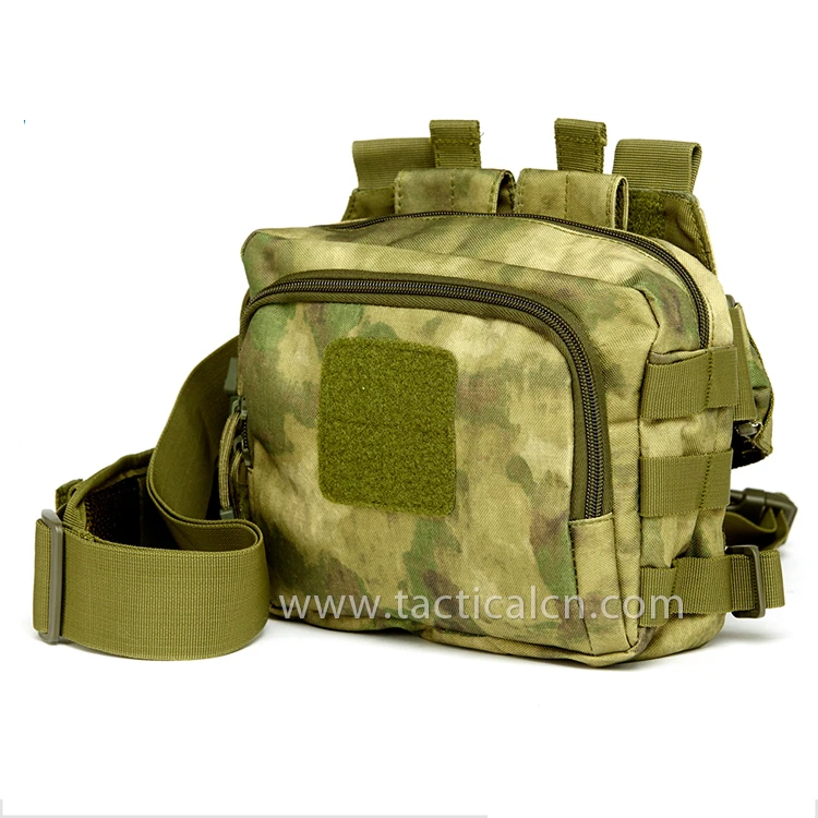 Wholesale durable multi functional tactical shoulder messenger bags with magic patch