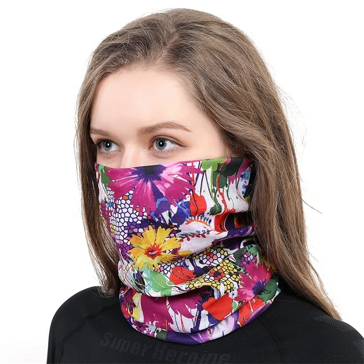 
2019 Digital Custom Fashion Various Man Fashion Scarf Balaclava, Cooling Seamless logo designed Bandana 