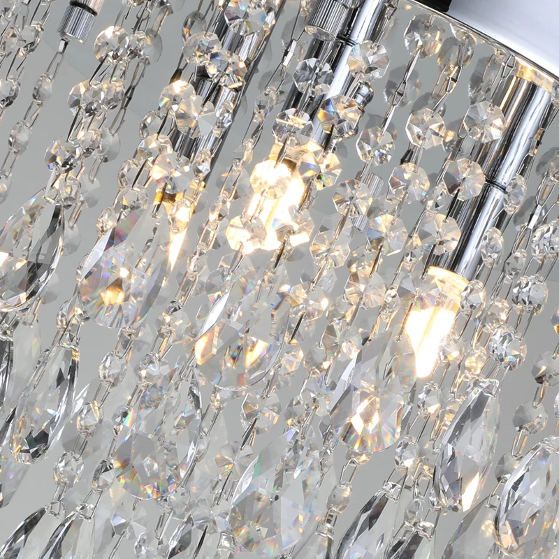 2022 hot sale high quality clear small crystal antique european style chandelier ceiling lamp