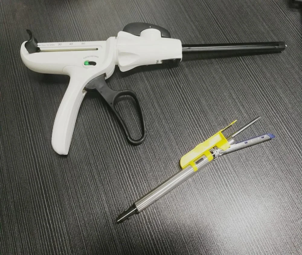 
 Одноразовый эндоскопический линейный резак, степлер и картридж для загрузки CE ISO13485, лапароскопический хирургический степлер, хирургический инструмент  