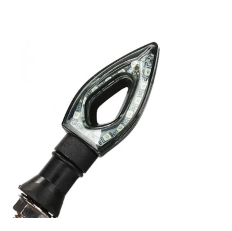 Factory Hot Sell Hollow LED Indicator Lights Motorcycle turn signal for Motorbike Scooter Motorcycle Mirror Turn Signals