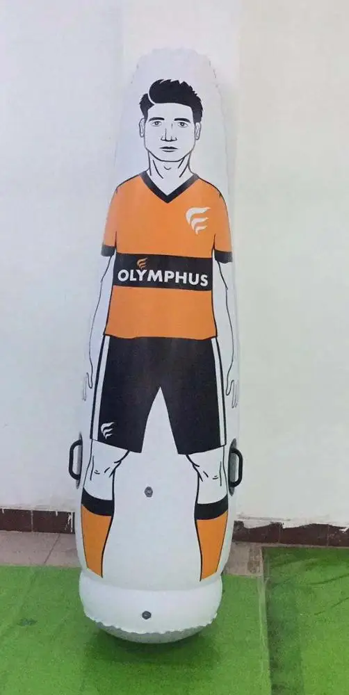 Portable folding new innovation soccer football training free kick body soccer wall with air filling