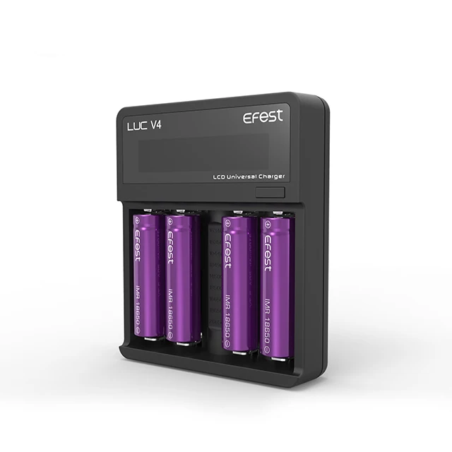 
Typical LCD Efest LUC V4 Rechargeable 3.7v Battery Usb Output Power Bank mobile fast charger with Car charger 