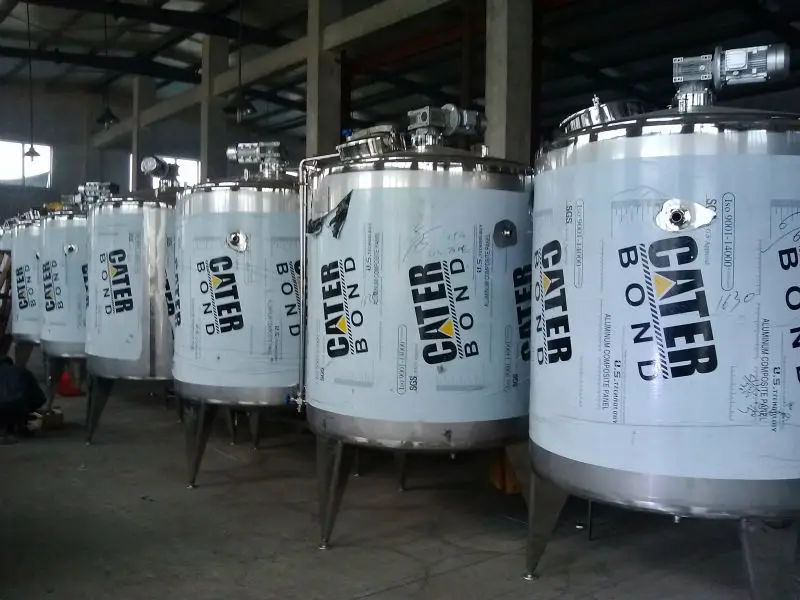 Food Sanitary Stainless Steel 2000L Milk Mature Tank
