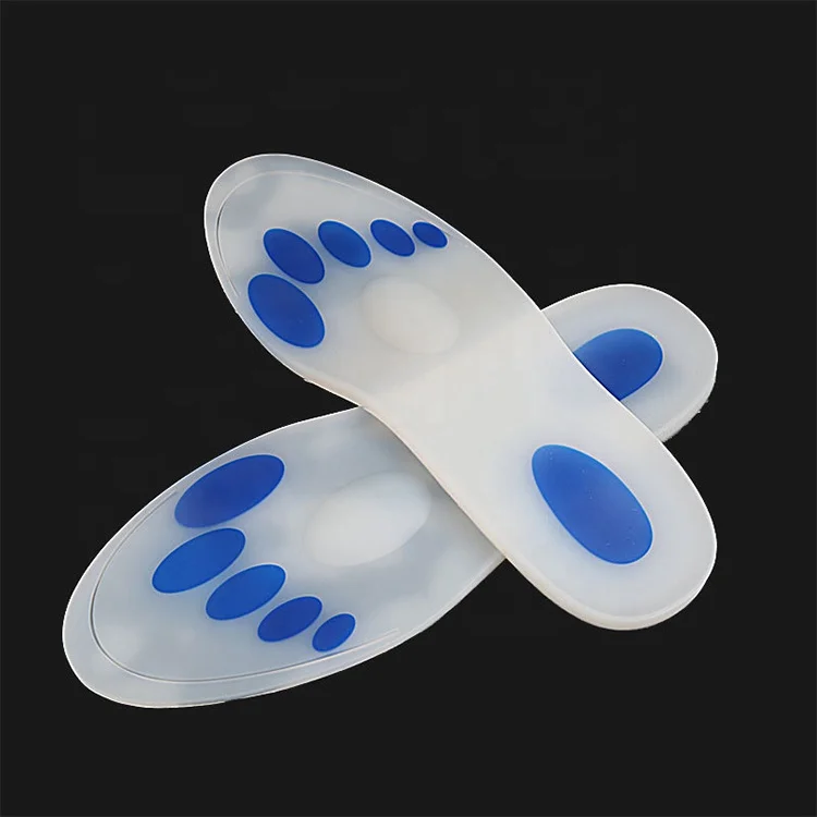 Gel Orthopedic Length Insole Full Length Sport Physical Therapy Heel Pain Relief Medical Silicone Insoles