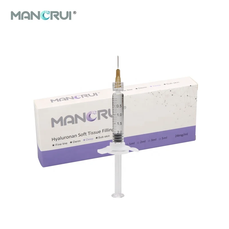 Чин лица инъекционные наполнителей кожные геля гиалуроновой кислоты