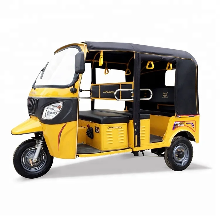 Bajaj Model Three Wheels Gas Motor Tricycle For Passenger Taxi