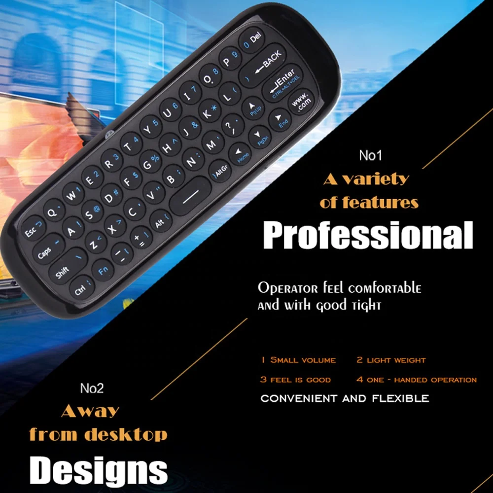 Новый оригинальный W1 клавиатура мышь беспроводная Air Mouse платный мини-пульт дистанционного управления для Android TV Box