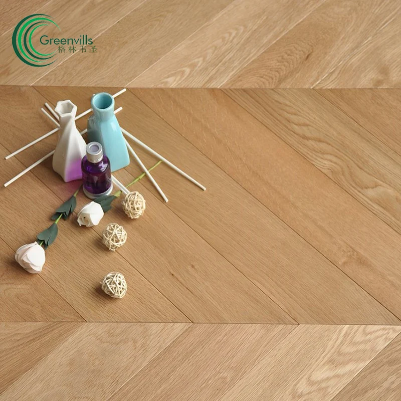
Multiply oak fishbone flooring brushed white oak herringbone natural wood chevron engineered flooring 