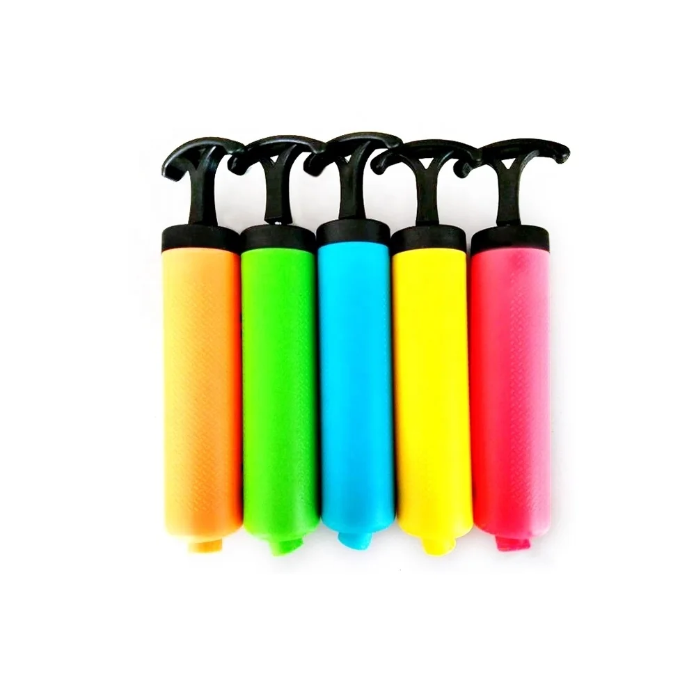 XY-804B 8inch China factory colorful small  mini hand ball pump for inflators ball airsoccer air pump football air pump