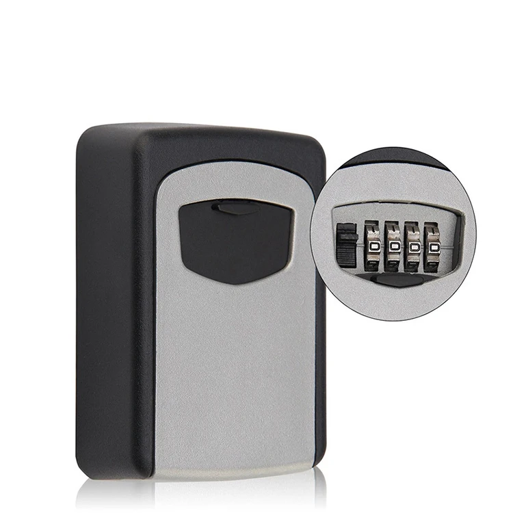 Промышленный замок с 4 цифровыми кодами на заказ, настенный замок, комбинированная версия, сейф для ключей, отпечатков пальцев, замок для хранения ключей (62093606665)