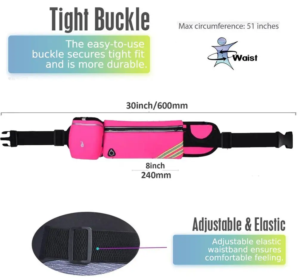 Free Shipping Absorb Sweats pack Cottons Fabric Single kettle Fanny Pack Sport pouch