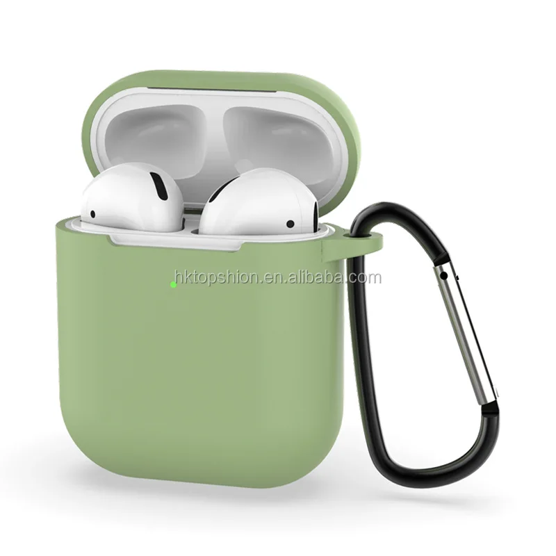 Заводская цена, супер тонкий силиконовый резиновый чехол для apple airpods 2, чехол для iphone airpods