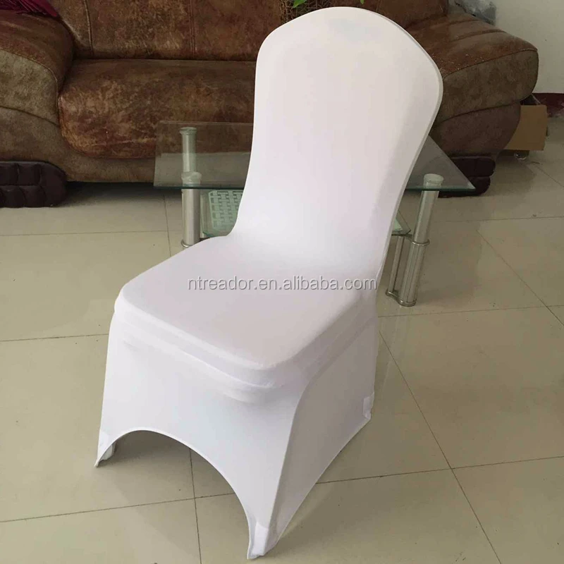 Дешевый белый спандекс лайкровый чехол на стул эластичный стрейч Чехлы для стула