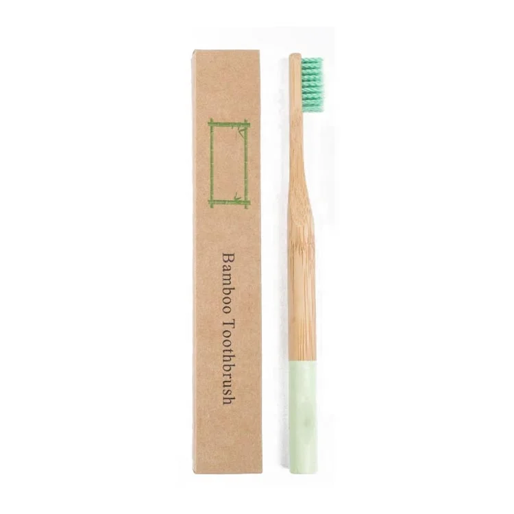 Китайская натуральная здоровая семейная комбинированная посылка с длинной ручкой, разлагаемая, 4 упаковки, производство бамбуковых зубных щеток