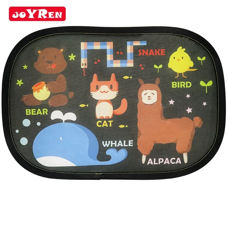 Customized car sun visor baby shades for car windows car sunshade for kid