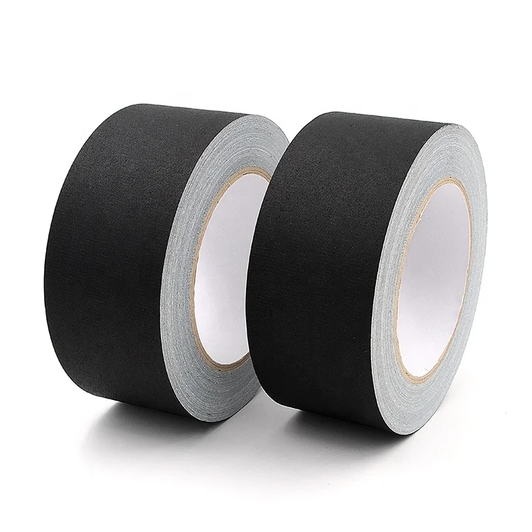 Custom Logo Printed Non-reflective Matt Cloth Packs Packaging Gaffer Tape  for Entertainment Industry