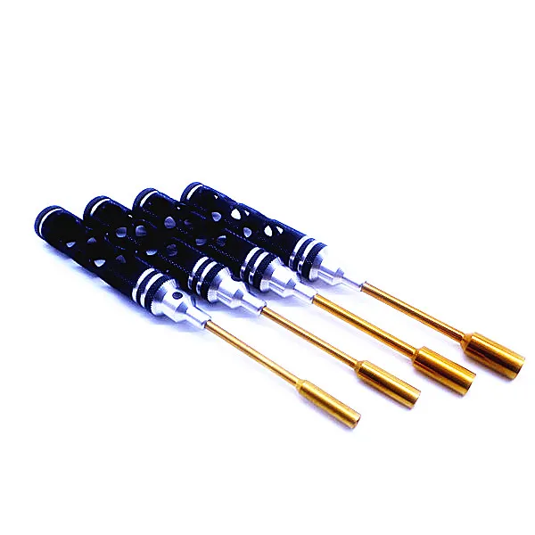 4 Pcs Steel Screwdriver Set Socket Driver Wrench for rc hobby  Nut driver Spinner Drivers DIY Hand Tools