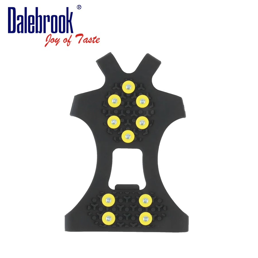 
10 SPIKES Silicone Ice Snow Shoe Grip Anti Slip Overshoes High quality Ice Cleats / Ice Crampons, Climbing Grippers 