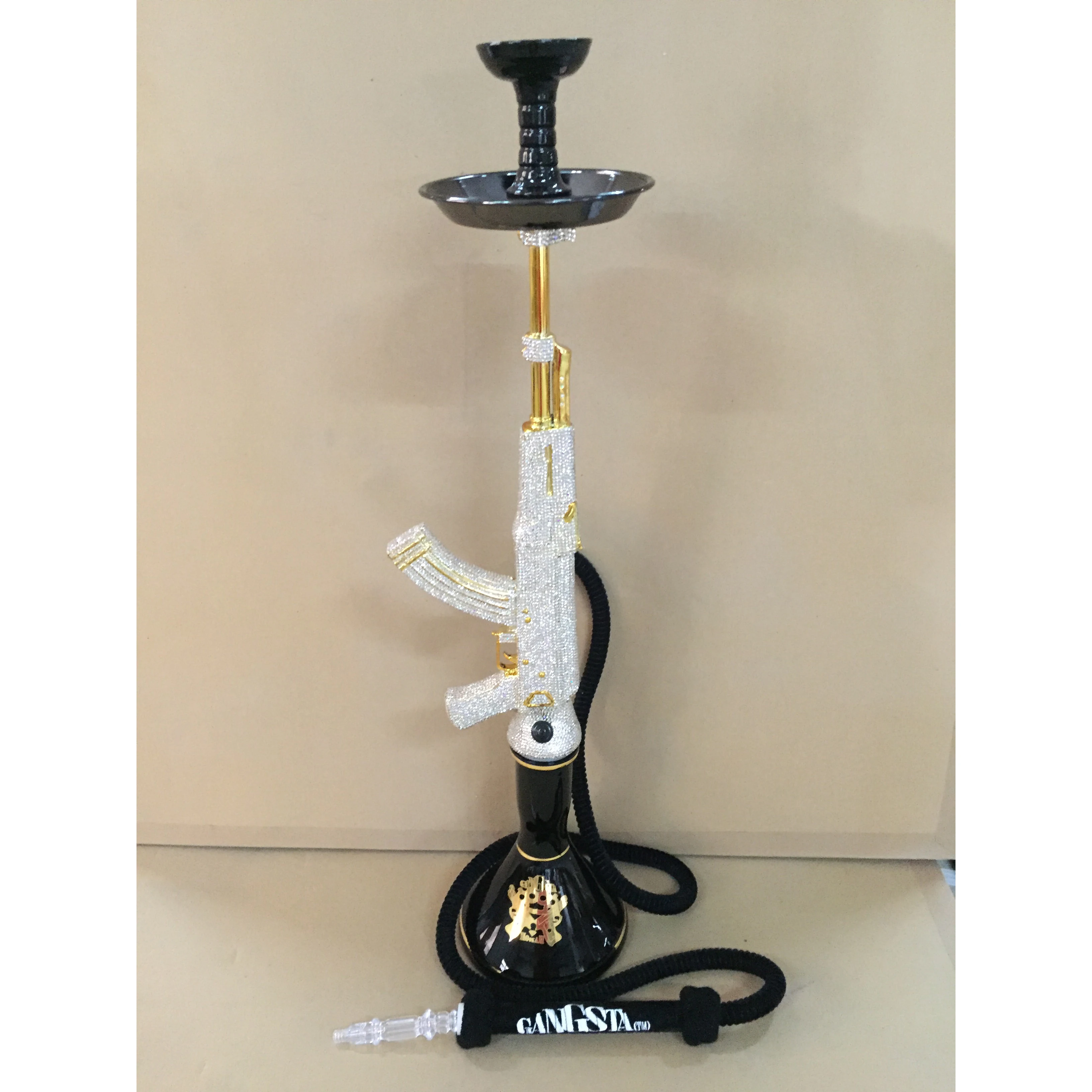 Handmade Diamond AK47 hookah shisha by Original design Gangasta hookah shooter gun hookah