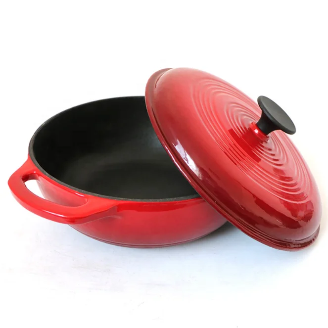 Factory wholesale nonstick cookware enamel cast iron cookware kitchen enamel pot cookware