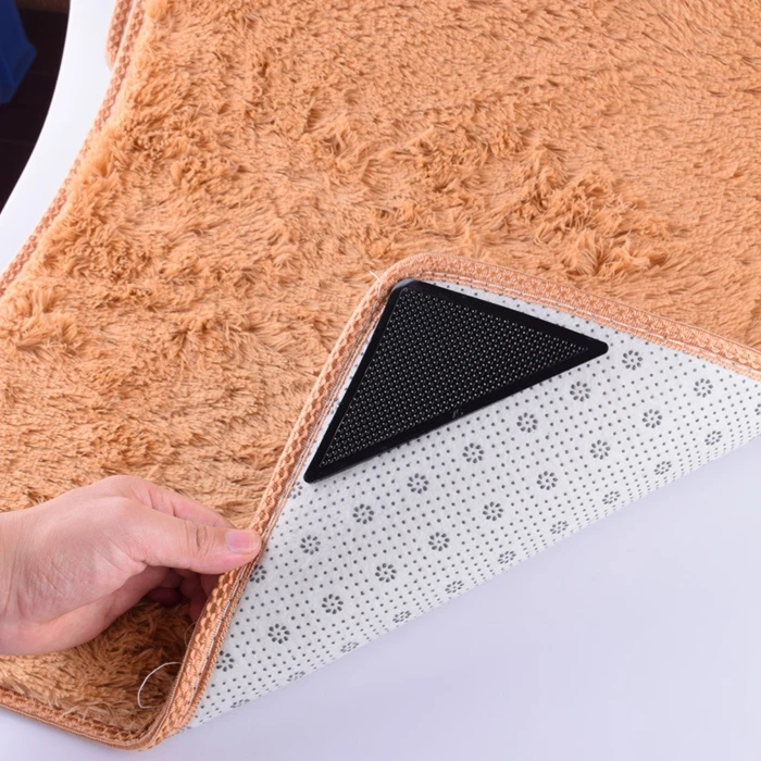 4 шт./компл. Нескользящие захваты для ковров с войлочными подушечками для мебели