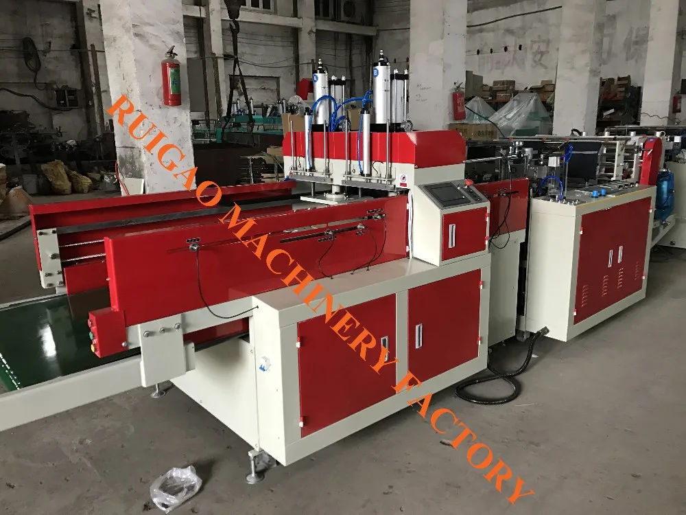 High Speed Vest T shirt plastic poly Making Bag Machine price