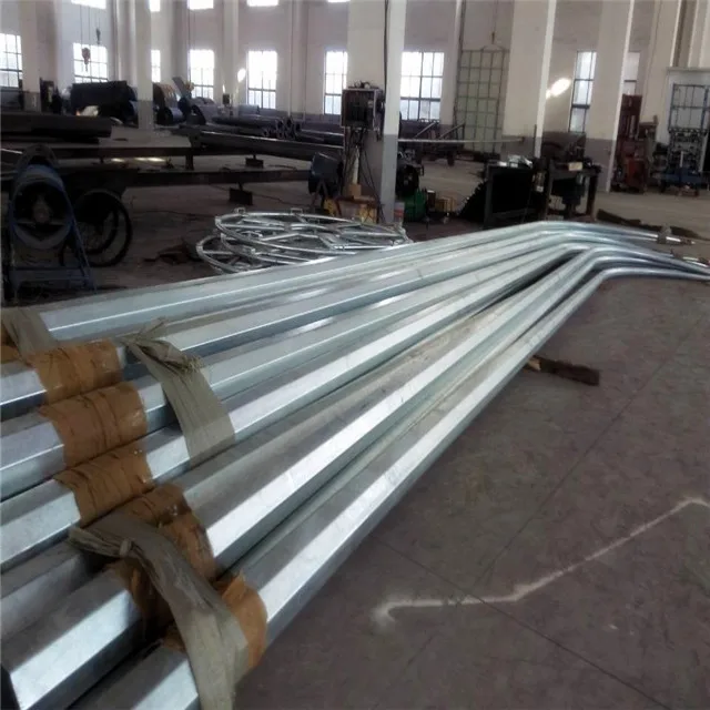 Superior street light pole frp straight pole utility pole for your selection