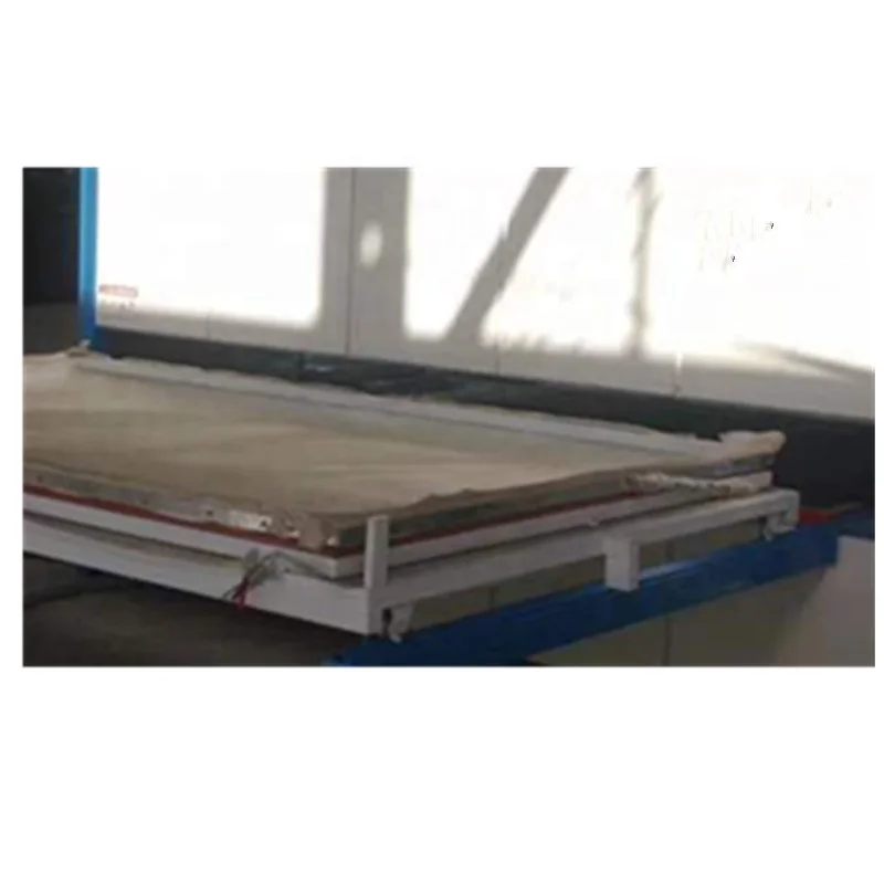 PVC film laminating machine on the door MDF panel vacuum membrane press machine 0178