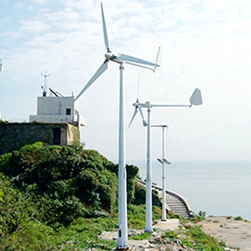 Hawt Axial Wind Turbine R&X CE China Cheap Home 5000 Watt 5kw Custom Jiangsu Naier Wind Power Technology RX OEM ODM 6000W 6m 9m