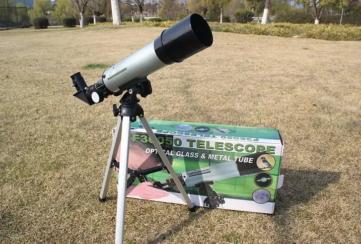 360/50mm Astronomical Refractor Telescope Refractive Eyepieces Tripod Beginners