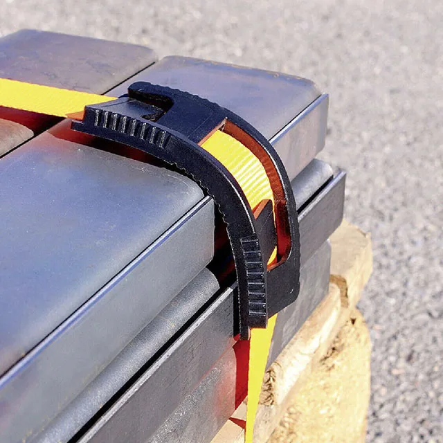 multi function soft plastic edge guard strap corner protector for 25mm cargo lashing belt