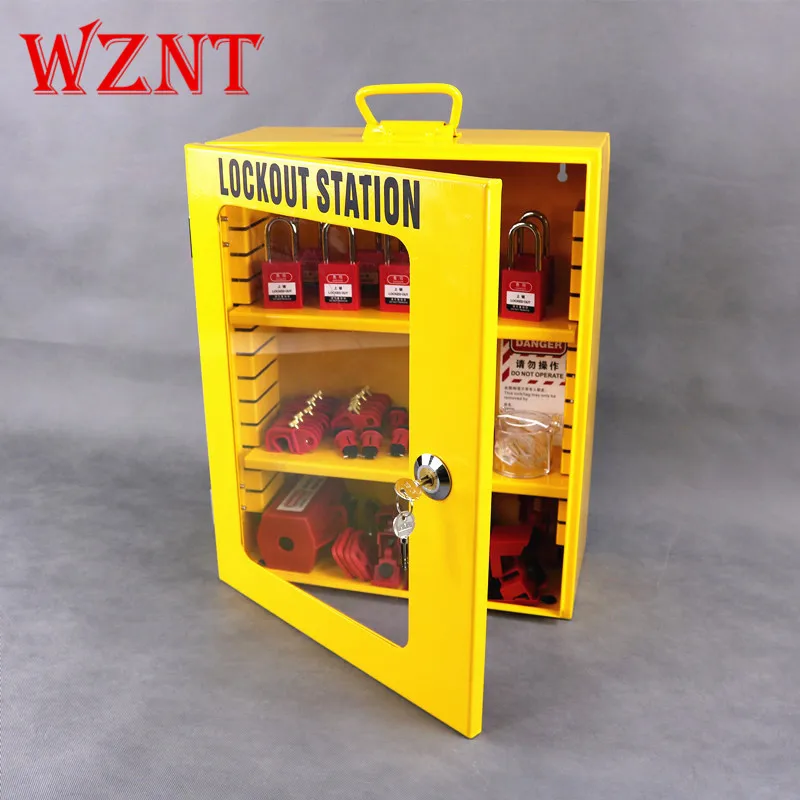 NT-K04 Yellow Safety Lockout Tagout Locks  Loto Group Lockout Box