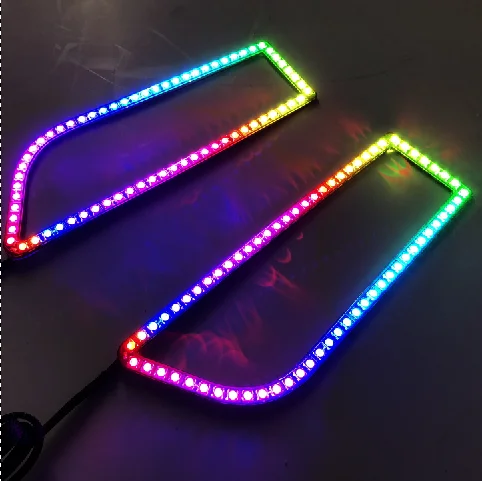 Chasing Rgb halo Ring Rzr Headlight Led Polaris Headlight